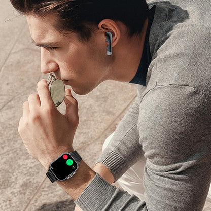 DENASH Smart Watch with Earbuds 2.01" HD Screen Fitness Watch 2 in 1 Smartwatch and Earbuds