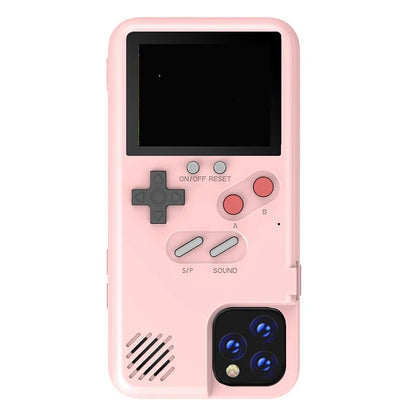 Nostalgia Gameboy Case for iPhone 8- iPhone 14 Pro Handheld Retro 36 Classic Games