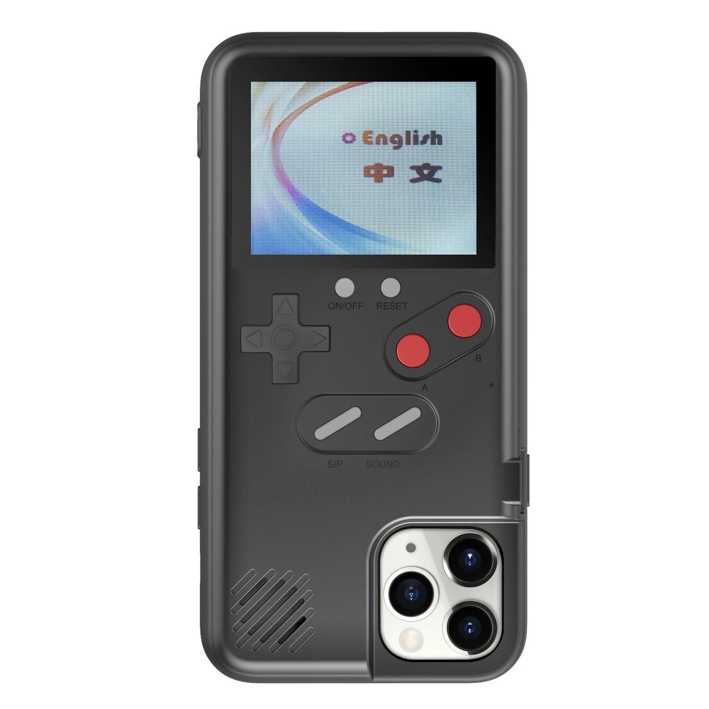 Nostalgia Gameboy Case for iPhone 8- iPhone 14 Pro Handheld Retro 36 Classic Games
