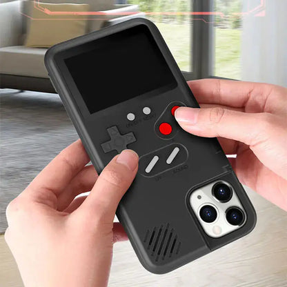 Nostalgia Gameboy Case for iPhone 8- iPhone 14 Pro Handheld Retro 36 Classic Games