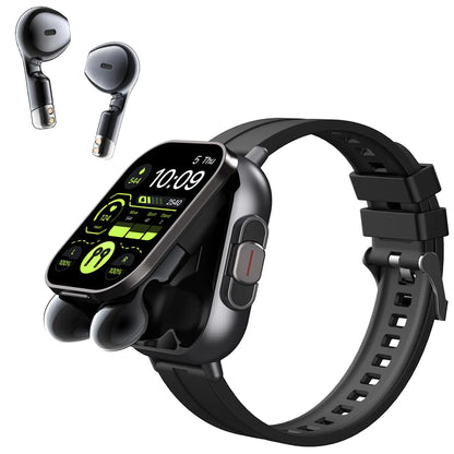 DENASH Smart Watch with Earbuds 2.01" HD Screen Fitness Watch 2 in 1 Smartwatch and Earbuds