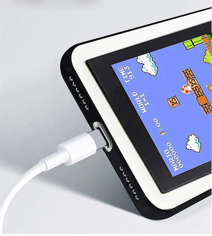 Nostalgia Gameboy Case for iPhone 8- iPhone 14 Pro Handheld Retro 36 Classic Games